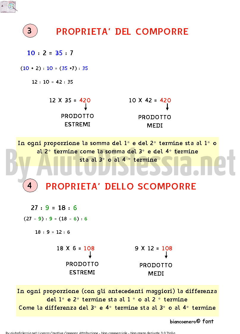 I Rapporti Le Proporzioni 2ª Media Aiutodislessia Net