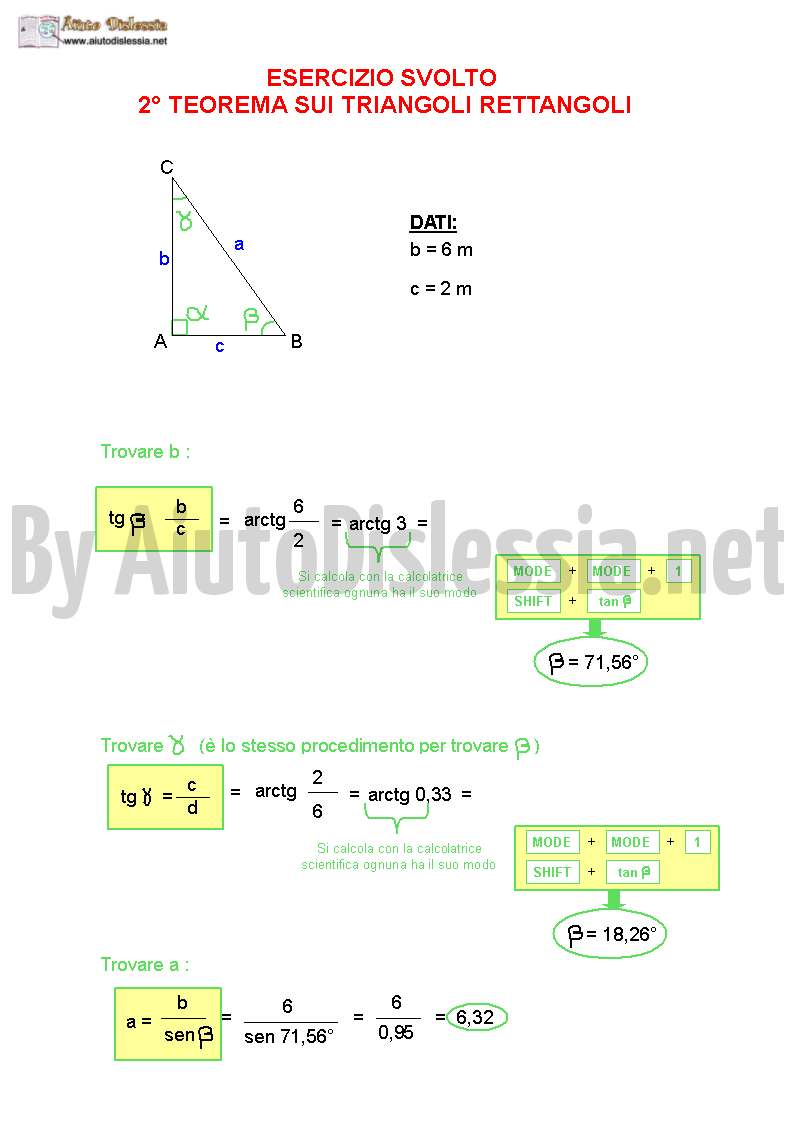 04. ESERCIZIO SVOLTO  2 teorema sui triangoli rettangoli