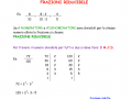 Frazioni irriducibili e riducibili