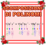 SCOMPOSIZIONI DI POLINOMI